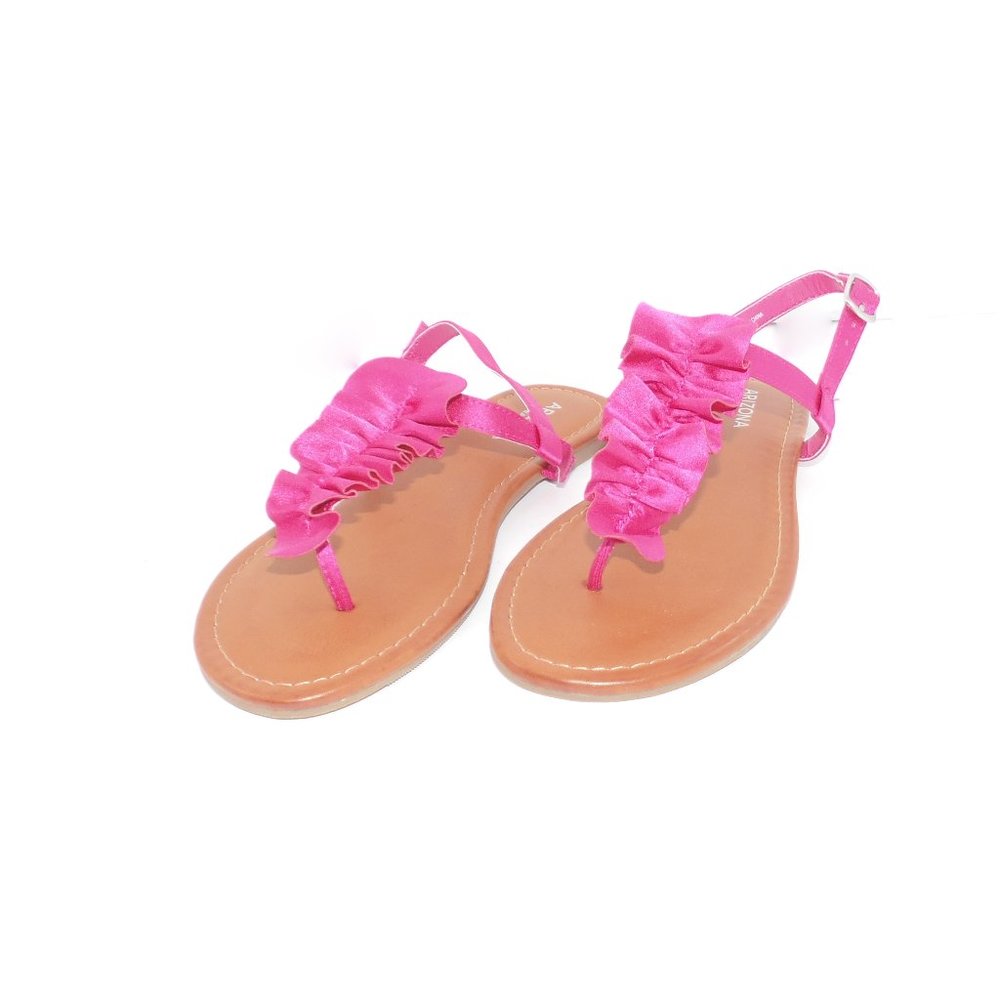 Arizona Geneva Pink/Brown Sandals Size 6.5, 10